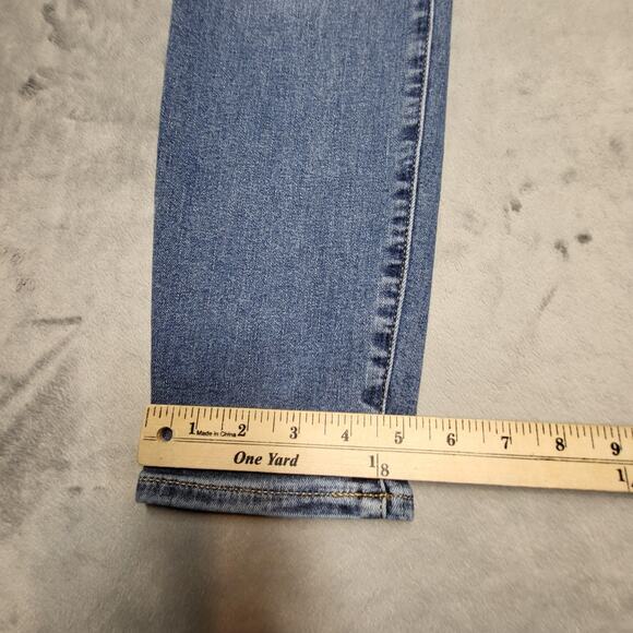 Gap Jeans Womens 12 Regular Blue True Skinny Mid Rise Stretch Denim Medium Wash - Picture 5 of 10